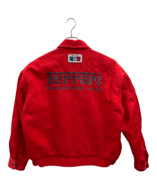 magneti marelli（マニエッティ・マレリ）magneti marelli (マニエッティ・マレリ) スイングトップ レッド サイズ:Lの古着・服飾アイテム