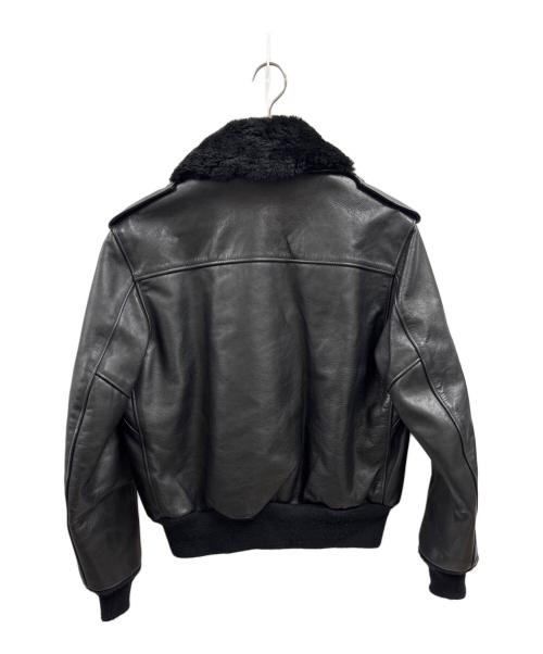 Schott（ショット）Schott (ショット) レザージャケット ブラック サイズ:44の古着・服飾アイテム