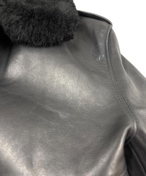 Schott（ショット）Schott (ショット) レザージャケット ブラック サイズ:44の古着・服飾アイテム