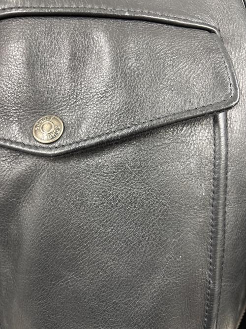 Schott（ショット）Schott (ショット) レザージャケット ブラック サイズ:44の古着・服飾アイテム