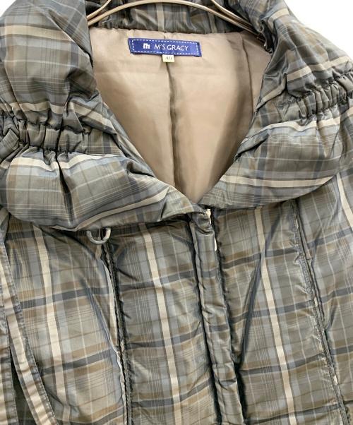 M'S GRACY（エムズグレイシー）M'S GRACY (エムズグレイシー) M'S GRACY　ダウンジャケット カーキ サイズ:40の古着・服飾アイテム