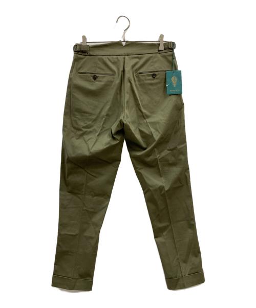 BERWICH（ベルウィッチ）BERWICH (ベルウィッチ) BERWICH　ノータックスリムスラックス グリーン サイズ:44の古着・服飾アイテム