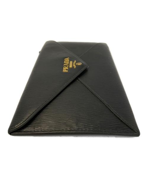 PRADA（プラダ）PRADA (プラダ) PRADA　長財布 ブラックの古着・服飾アイテム