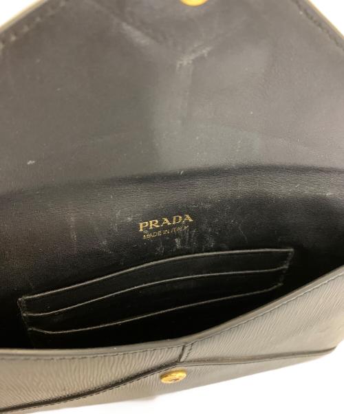 PRADA（プラダ）PRADA (プラダ) PRADA　長財布 ブラックの古着・服飾アイテム