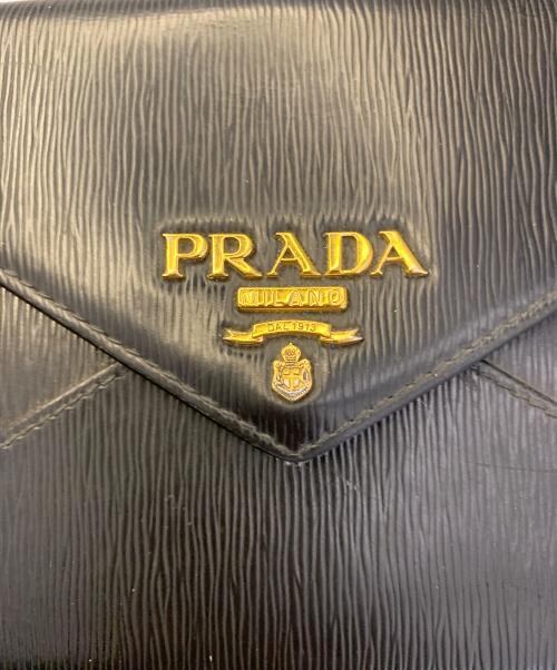 PRADA（プラダ）PRADA (プラダ) PRADA　長財布 ブラックの古着・服飾アイテム