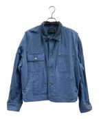 POLO COUNTRY×RALPH LAURENポロカントリー×ラルフローレン）の古着「POLO COUNTRY　RALPH LAUREN　ワークジャケット」｜ブルー