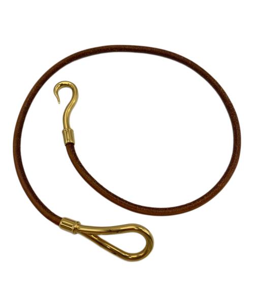 HERMES（エルメス）HERMES (エルメス) HERMES　2連ブレスレット ブラウンの古着・服飾アイテム