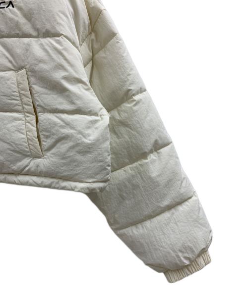 RVCA（ルーカ）RVCA (ルーカ) RVCA　中綿ジャケット オフホワイト サイズ:Sの古着・服飾アイテム