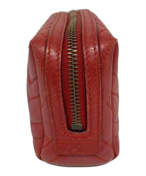 GUCCI（グッチ）GUCCI (グッチ) GUCCI　ポーチ レッドの古着・服飾アイテム