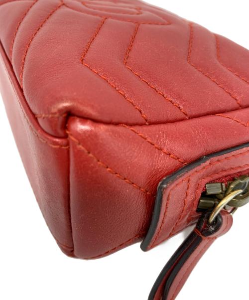 GUCCI（グッチ）GUCCI (グッチ) GUCCI　ポーチ レッドの古着・服飾アイテム