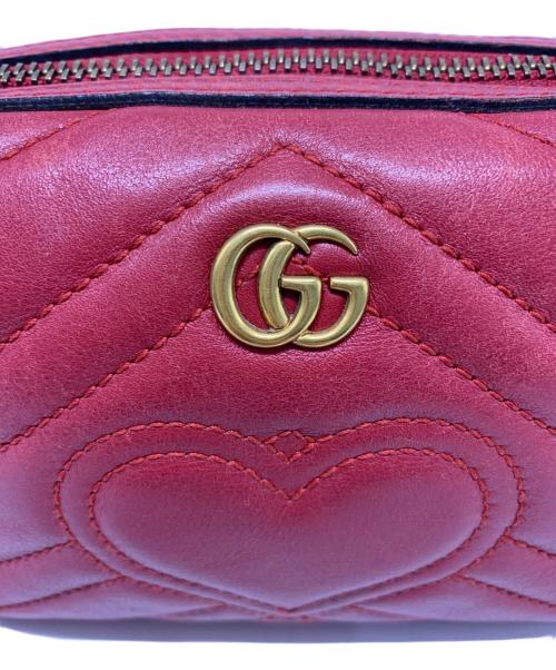 GUCCI（グッチ）GUCCI (グッチ) GUCCI　ポーチ レッドの古着・服飾アイテム