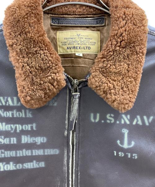 AVIREX（アヴィレックス）AVIREX (アヴィレックス) AVIREX　G-1フライトジャケット ブラウン サイズ:Mの古着・服飾アイテム