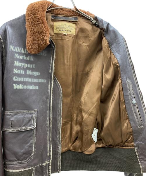 AVIREX（アヴィレックス）AVIREX (アヴィレックス) AVIREX　G-1フライトジャケット ブラウン サイズ:Mの古着・服飾アイテム