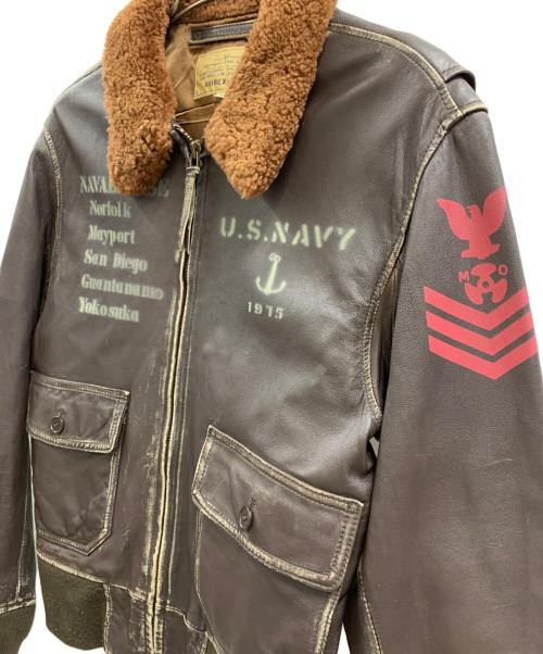 AVIREX（アヴィレックス）AVIREX (アヴィレックス) AVIREX　G-1フライトジャケット ブラウン サイズ:Mの古着・服飾アイテム