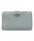 Kate Spadeケイトスペード）の古着「Kate Spade　2つ折り財布」｜スカイブルー