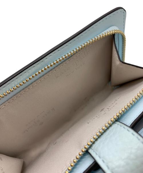 Kate Spade（ケイトスペード）Kate Spade (ケイトスペード) Kate Spade　2つ折り財布 スカイブルーの古着・服飾アイテム