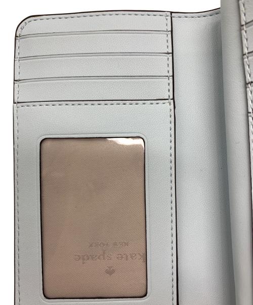Kate Spade（ケイトスペード）Kate Spade (ケイトスペード) Kate Spade　2つ折り財布 スカイブルーの古着・服飾アイテム