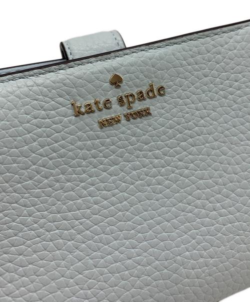 Kate Spade（ケイトスペード）Kate Spade (ケイトスペード) Kate Spade　2つ折り財布 スカイブルーの古着・服飾アイテム