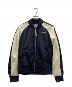 G-STAR RAWジースターロゥ）の古着「G-STAR RAW　ブルゾン」｜ブラック×ベージュ