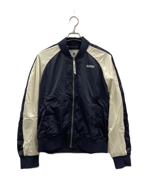 G-STAR RAW（ジースターロゥ）G-STAR RAW (ジースターロゥ) G-STAR RAW　ブルゾン ブラック×ベージュ サイズ:Mの古着・服飾アイテム