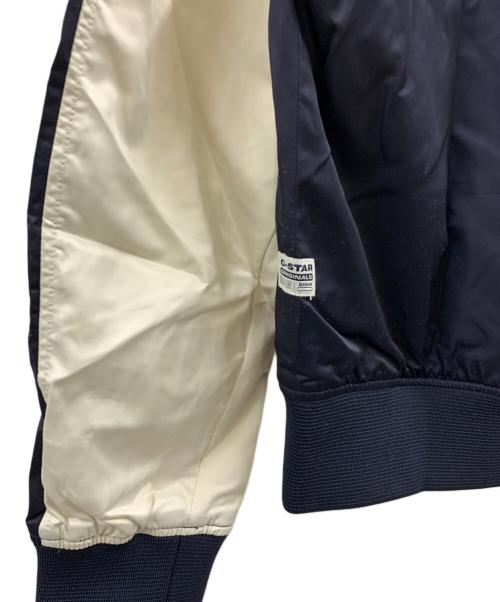 G-STAR RAW（ジースターロゥ）G-STAR RAW (ジースターロゥ) G-STAR RAW　ブルゾン ブラック×ベージュ サイズ:Mの古着・服飾アイテム