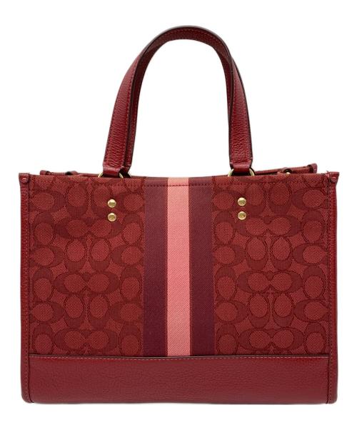 COACH（コーチ）COACH (コーチ) COACH　2WAYバッグ レッドの古着・服飾アイテム