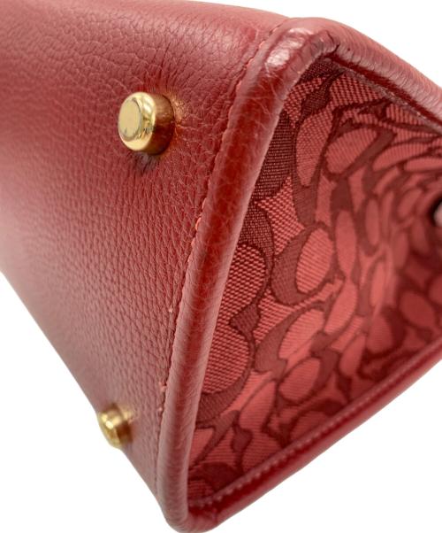 COACH（コーチ）COACH (コーチ) COACH　2WAYバッグ レッドの古着・服飾アイテム