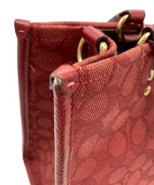 COACH（コーチ）COACH (コーチ) COACH　2WAYバッグ レッドの古着・服飾アイテム