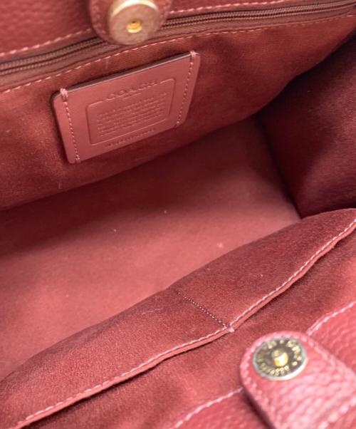 COACH（コーチ）COACH (コーチ) COACH　2WAYバッグ レッドの古着・服飾アイテム
