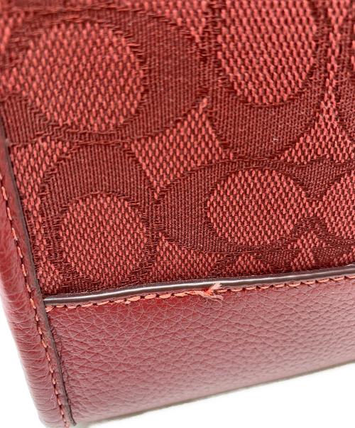 COACH（コーチ）COACH (コーチ) COACH　2WAYバッグ レッドの古着・服飾アイテム