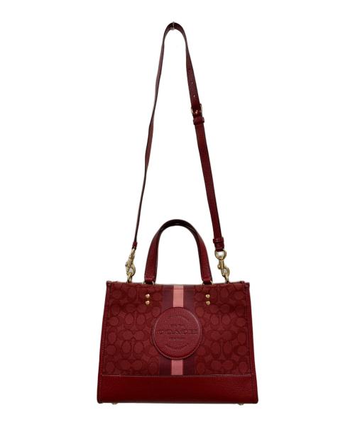 COACH（コーチ）COACH (コーチ) COACH　2WAYバッグ レッドの古着・服飾アイテム