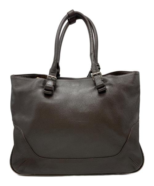 PELLE MORBIDA（ペッレモルビダ）PELLE MORBIDA (ペッレモルビダ) PELLE MORBIDA　トートバッグ ブラウンの古着・服飾アイテム