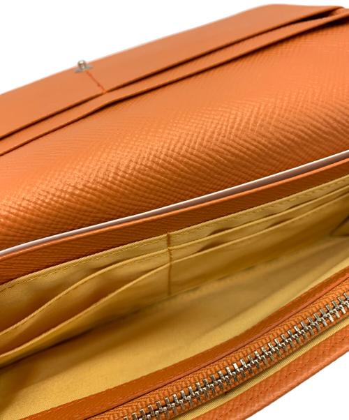 Manhattaner`s（マンハッタナーズ）Manhattaner`s (マンハッタナーズ) Manhattaner`s 長財布 オレンジの古着・服飾アイテム