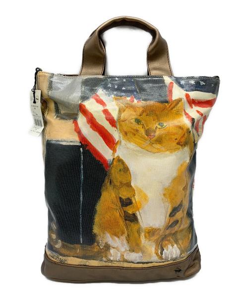 Manhattaner`s（マンハッタナーズ）Manhattaner`s (マンハッタナーズ) Manhattaner`s　トートバッグ ベージュの古着・服飾アイテム