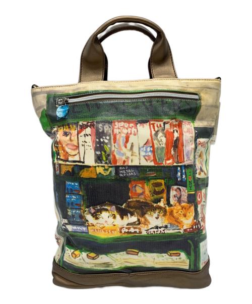 Manhattaner`s（マンハッタナーズ）Manhattaner`s (マンハッタナーズ) Manhattaner`s　トートバッグ ベージュの古着・服飾アイテム