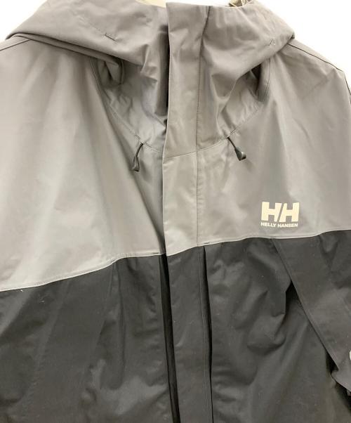 HELLY HANSEN（ヘリーハンセン）HELLY HANSEN (ヘリーハンセン) HELLY HANSEN　マウンテンパーカー グレー×ブラック サイズ:XLの古着・服飾アイテム