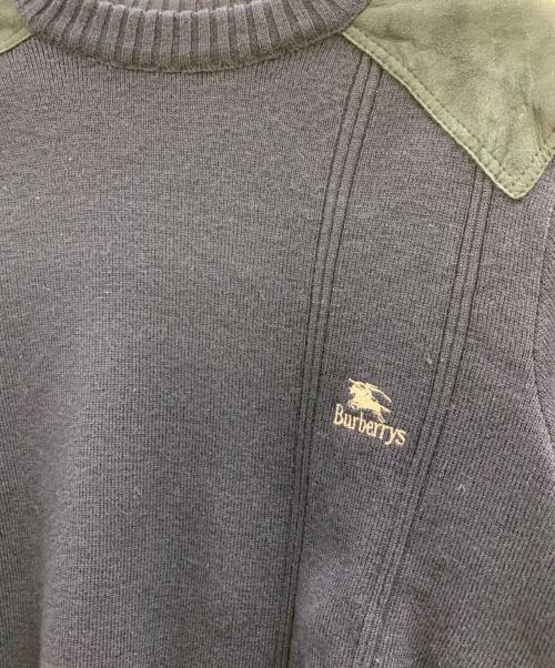 Burberry's（バーバリー）Burberry's (バーバリーズ) Burberry's　厚手ニット ネイビー サイズ:Mの古着・服飾アイテム