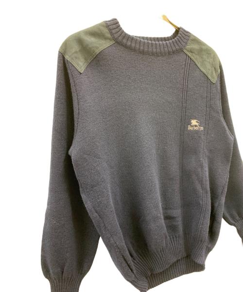 Burberry's（バーバリー）Burberry's (バーバリーズ) Burberry's　厚手ニット ネイビー サイズ:Mの古着・服飾アイテム