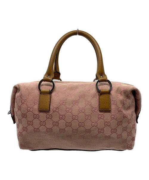 GUCCI（グッチ）GUCCI (グッチ) GUCCI ミニボストンバッグ ピンクの古着・服飾アイテム