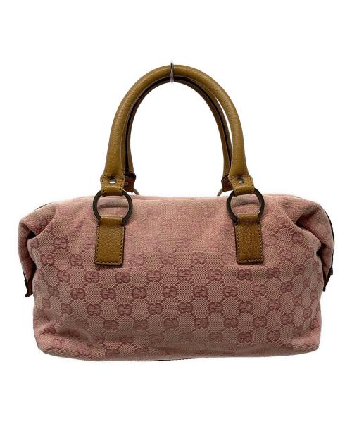 GUCCI（グッチ）GUCCI (グッチ) GUCCI ミニボストンバッグ ピンクの古着・服飾アイテム