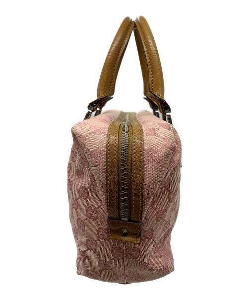 GUCCI（グッチ）GUCCI (グッチ) GUCCI ミニボストンバッグ ピンクの古着・服飾アイテム