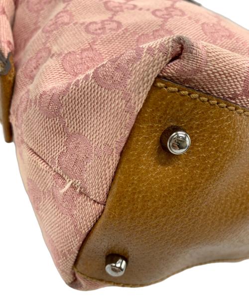 GUCCI（グッチ）GUCCI (グッチ) GUCCI ミニボストンバッグ ピンクの古着・服飾アイテム