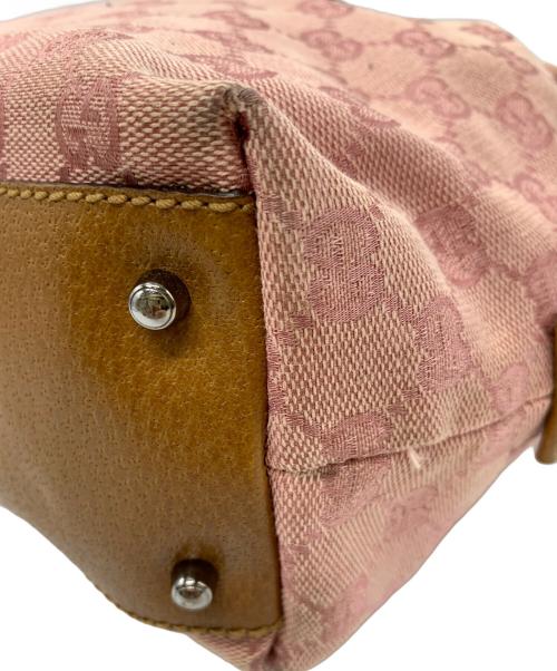 GUCCI（グッチ）GUCCI (グッチ) GUCCI ミニボストンバッグ ピンクの古着・服飾アイテム