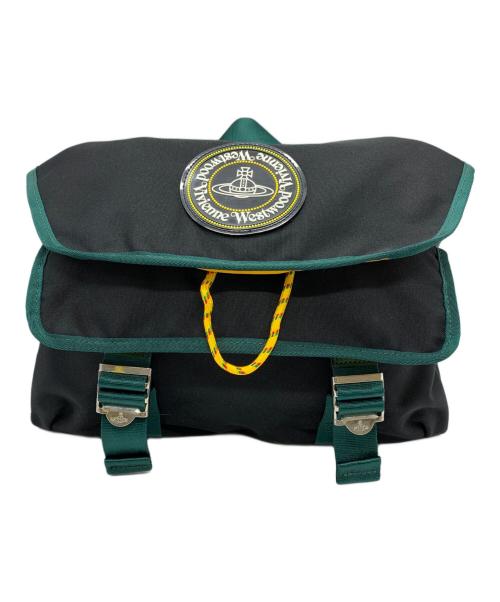 Vivienne Westwood（ヴィヴィアンウエストウッド）Vivienne Westwood (ヴィヴィアンウエストウッド) Vivienne Westwood　ボディバッグ ブラック×グリーンの古着・服飾アイテム