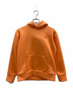 THE NORTH FACEザ ノース フェイス）の古着「THE NORTH FACE プルオーバーパーカー」｜オレンジ