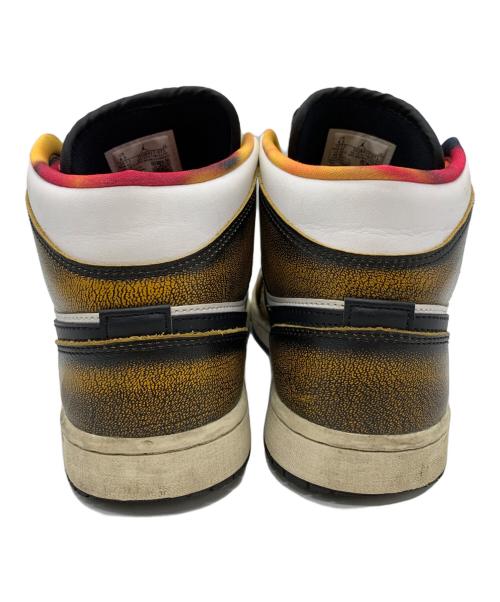 NIKE（ナイキ）NIKE (ナイキ) NIKE　ハイカットスニーカー ブラウン×ホワイト サイズ:26.5cmの古着・服飾アイテム