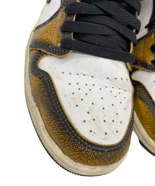 NIKE（ナイキ）NIKE (ナイキ) NIKE　ハイカットスニーカー ブラウン×ホワイト サイズ:26.5cmの古着・服飾アイテム