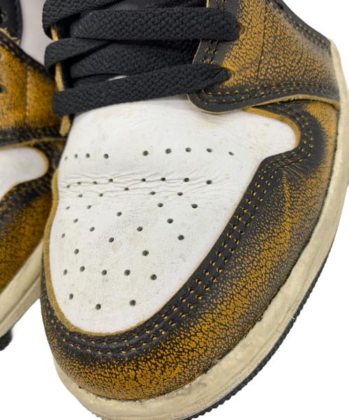 NIKE（ナイキ）NIKE (ナイキ) NIKE　ハイカットスニーカー ブラウン×ホワイト サイズ:26.5cmの古着・服飾アイテム