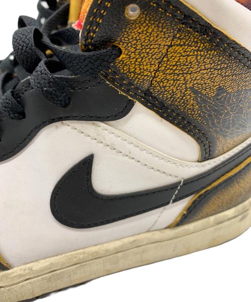 NIKE（ナイキ）NIKE (ナイキ) NIKE　ハイカットスニーカー ブラウン×ホワイト サイズ:26.5cmの古着・服飾アイテム