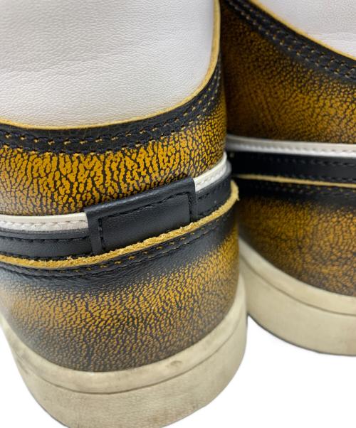 NIKE（ナイキ）NIKE (ナイキ) NIKE　ハイカットスニーカー ブラウン×ホワイト サイズ:26.5cmの古着・服飾アイテム